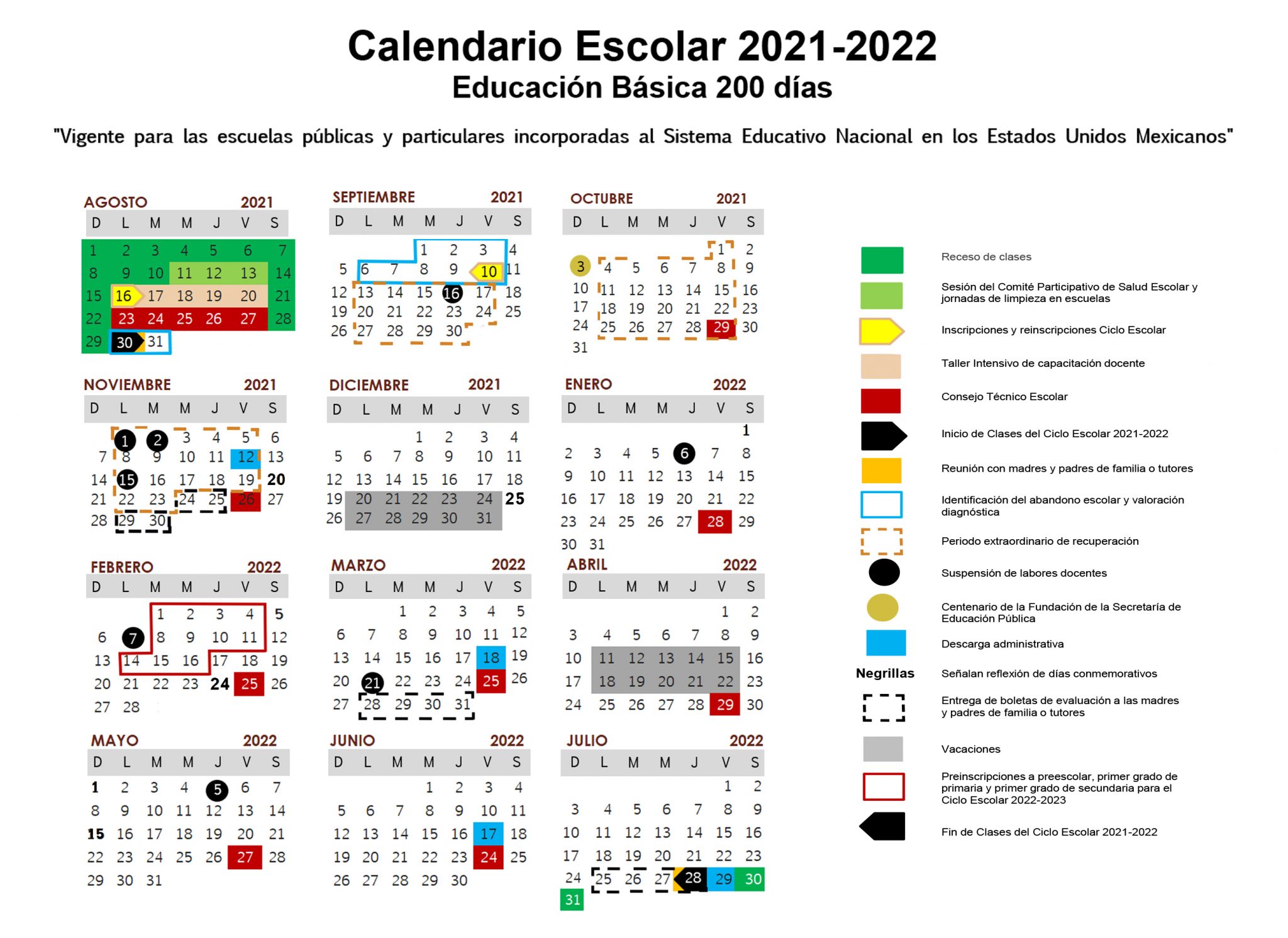Calendario Escolar Telesecundaria Puebla 2022 A 2023 Tahoe Imagesee Riset
