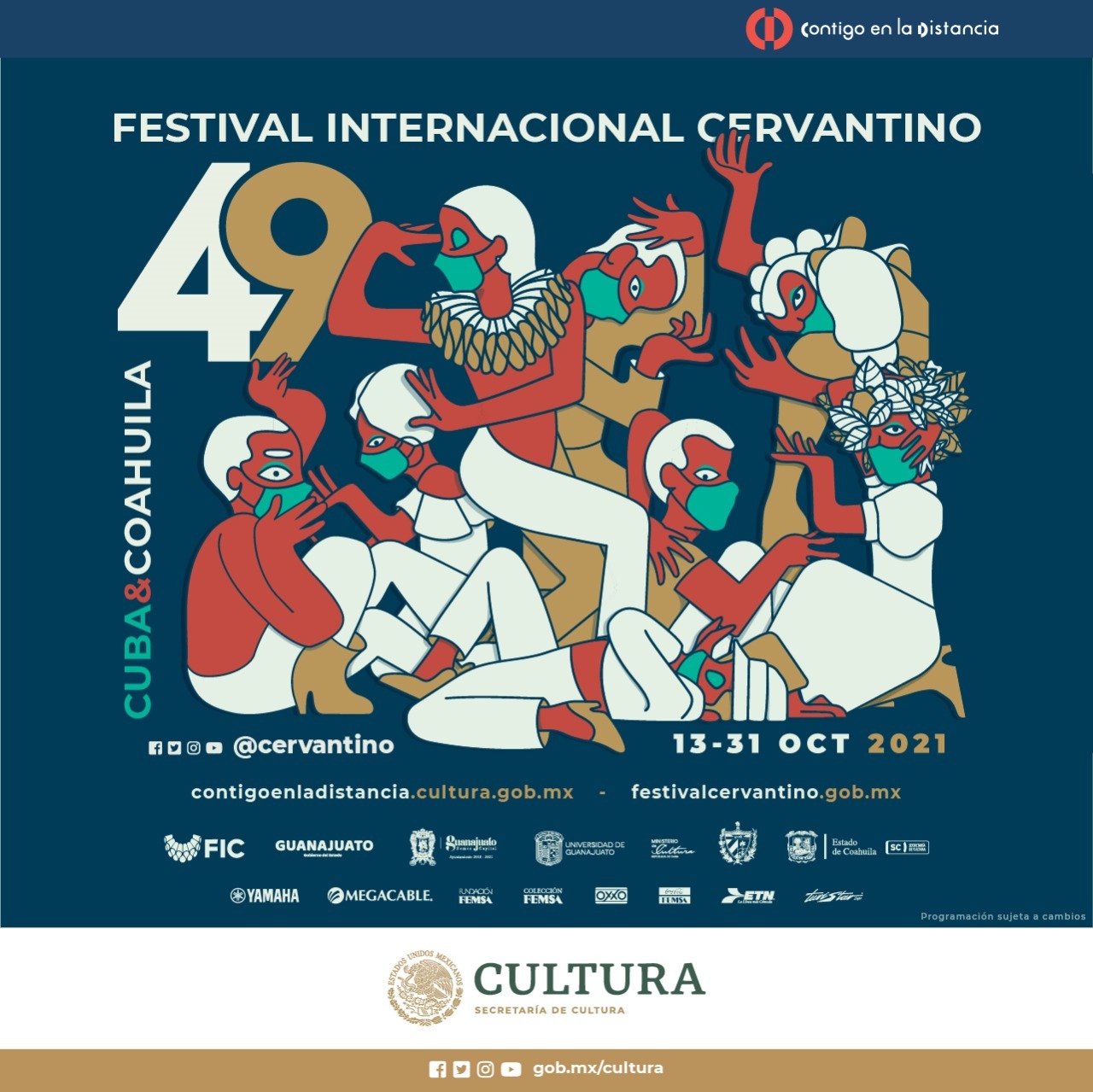 Anuncian el Festival Internacional Cervantino edición 49; será híbrido