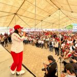 Desde Ajalpan, Liz Sánchez llama a mantener la transformación y erradicar la corrupción