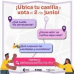 El INE pone a disposición de la ciudadanía la plataforma “Ubica tu Casilla 2024”