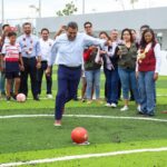 Impulsa gobierno de Puebla sana convivencia en la sociedad; inaugura multideportivo en Atlixco