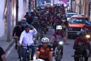 Participa diputado Pável Gaspar en Rodada Nocturna San Nicolás Tolentino–San Carlos