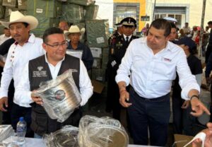 Asiste Pável Gaspar Ramírez al Tianguis de Bienestar, en beneficio de migrantes de la mixteca y sus familias