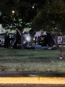 Fallece hombre en camellón frente a la Universidad Anáhuac Puebla y Walmart Ciudad Judicial