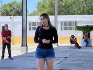 Impulsa la diputada María de la Barreda obras comunitarias y mejoras educativas en el distrito 17
