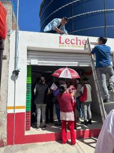Delegada de Leche para el Bienestar, Paola Ruiz García, dignifica Lecherías