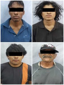 En acción contra el robo de vehículo, fueron detenidos cuatro hombres