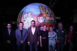 Puebla se prepara para el Mundial 2026 con balón monumental inspirado en su identidad cultural
