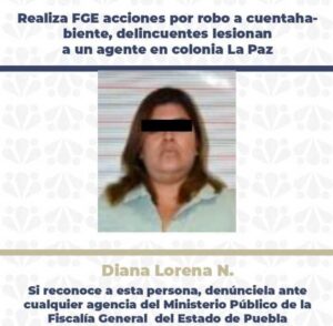 Realiza FGE acciones por robo a cuentahabiente, delincuentes lesionan a un agente en colonia La Paz