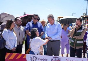 Con #CallesAl100 Pepe Chedraui impulsa trabajos de pavimentación en la Junta Auxiliar de Santo Tomás Chautla
