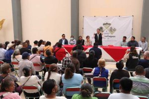 Impulsa diputado Pável Gaspar obras comunitarias y atiende necesidades de comerciantes de la Mixteca poblana