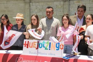 Roberto Solís transforma los accesos de Huejotzingo con la construcción de dos arcos de identidad