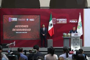 Puebla reduce 37.3% los homicidios dolosos en junio de 2026; SSP reporta más de mil operativos y 397 detenidos