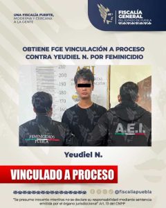 Yeudiel N. es vinculado a proceso por el feminicidio de Karla Valeria