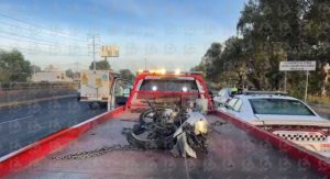 Era Luis Ángel el motociclista que murió en accidente sobre la autopista México-Puebla