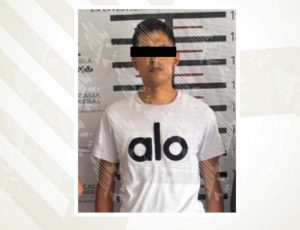 Aprehende Fiscalía a Gabriel N., alias “El Tato”, por homicidio calificado y tentativa de homicidio en centro nocturno
