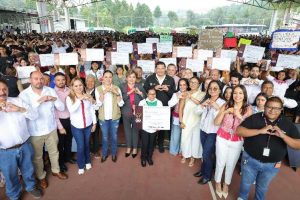 Preside Ceci Arellano jornada por amor a las familias en San Francisco Totimehuacán