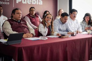 Sheinbaum visitará Puebla este jueves para informar avances de la transformación; Morena Puebla destaca crecimiento económico y modernización del aeropuerto