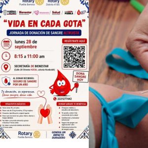 Donar sangre salva vida, afirma Laura Artemisa, invita a Jornada