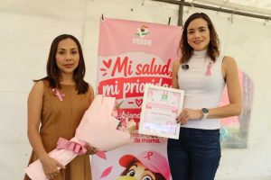 Con pláticas informativas, PVEM fomenta la prevención del cáncer de mama
