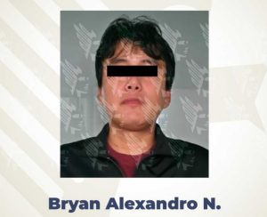 Aprehende FGE a Bryan Alexandro N. por feminicidio