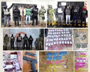 En operativo interinstitucional, FGE ejecuta tres cateos en Huejotzingo; hay tres detenidos